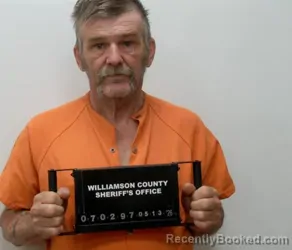 Mugshot of JOHN TIMOTHY GASKIN booked in Williamson County, Illinois on May 13, 2026
