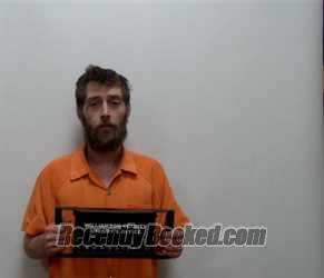 Mugshot of TRAVIS ALLAN TAITT booked in Williamson County, Illinois on April 9, 2026