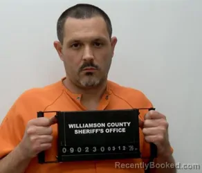 Mugshot of KRISTIAN RAY BANDY booked in Williamson County, Illinois on March 12, 2026