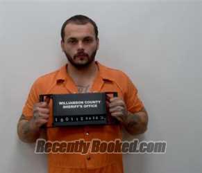 Booking photo from Williamson County, Illinois