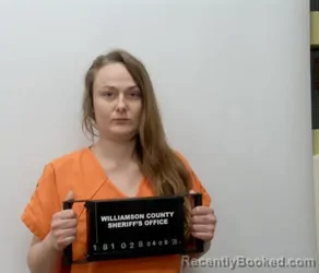 Mugshot of ASHLEY GENEA CONLEY booked in Williamson County, Illinois on April 8, 2026