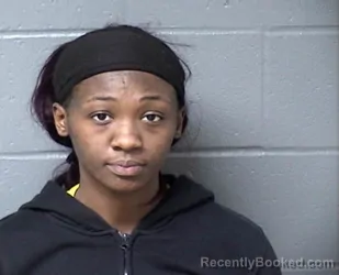 Mugshot of MIYANA A GARNER booked in Woodford County, Illinois on April 8, 2026