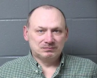 Mugshot of Lonny Joe Glenn booked in Woodford County, Illinois on September 14, 2026