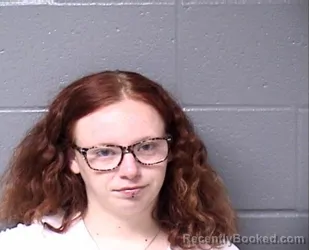 Mugshot of Kyndal J. Shepley booked in Woodford County, Illinois on August 25, 2026