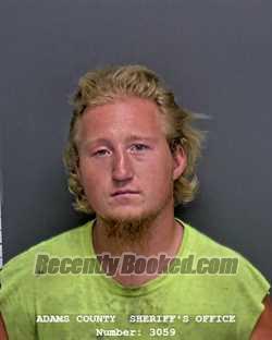 Booking photo from Adams County, Indiana