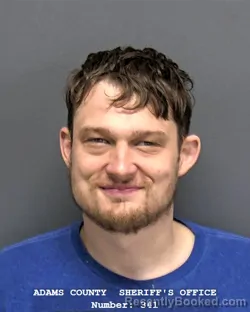 Mugshot of ISAIAH JOSEPH DOUGLAS booked in Adams County, Indiana on April 3, 2026