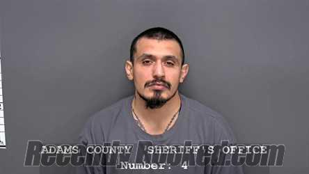 Booking photo from Adams County, Indiana