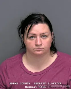 Mugshot of DESTINY NICOLE HANDSHOE booked in Adams County, Indiana on July 12, 2026