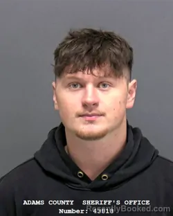 Mugshot of CONNER JAMES FEAR booked in Adams County, Indiana on April 20, 2026