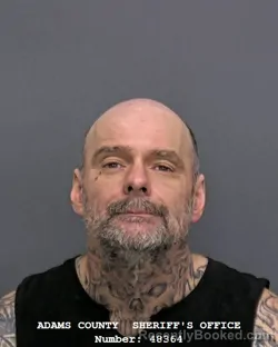 Booking photo from Adams County, Indiana