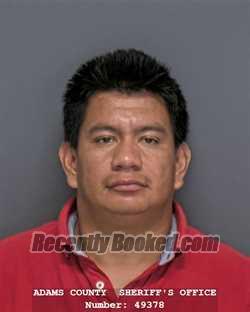 Booking photo from Adams County, Indiana