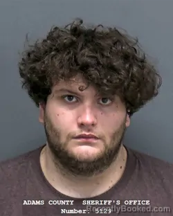 Mugshot of TREVOR EUGENE KELLY booked in Adams County, Indiana on March 31, 2026