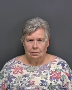 Mugshot of JANET S CURTIS booked in Adams County, Indiana on April 8, 2026