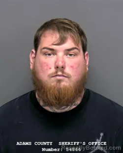 Mugshot of ISAAC LEE MILLER booked in Adams County, Indiana on June 22, 2026