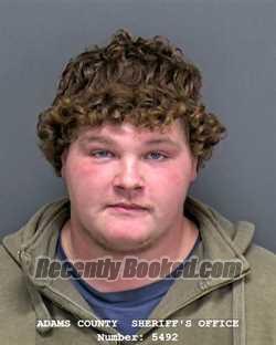 Booking photo from Adams County, Indiana