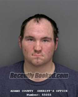 Booking photo from Adams County, Indiana