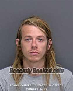 Booking photo from Adams County, Indiana