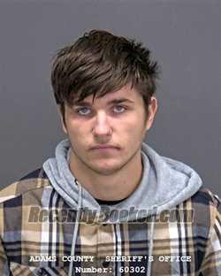 Booking photo from Adams County, Indiana