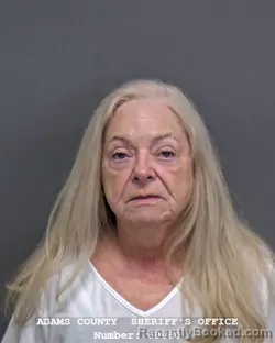 Mugshot of DEBRA NANETTE STEINER booked in Adams County, Indiana on April 8, 2026