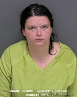 Mugshot of Kristine Mae Goodyear booked in Adams County, Indiana on September 18, 2026