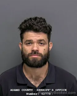 Mugshot of JAIRO E DUARTE CARDONA booked in Adams County, Indiana on March 20, 2026