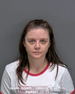 Mugshot of MISTY LYNN MAIN booked in Adams County, Indiana on March 21, 2026