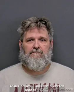 Mugshot of DANIEL T TINCHER booked in Adams County, Indiana on March 29, 2026