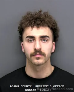 Mugshot of BLAKE M ELEY booked in Adams County, Indiana on March 30, 2026