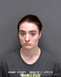 Mugshot of CHYENNE F GASPAR booked in Adams County, Indiana on April 23, 2026