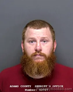 Mugshot of DAMIEN TERRENCE CARLSON booked in Adams County, Indiana on April 27, 2026