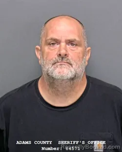 Mugshot of Jeffrey Louis Witcher booked in Adams County, Indiana on August 12, 2026