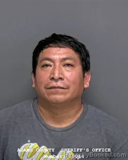Mugshot of MATEO GOMEZ DIAZ booked in Adams County, Indiana on July 27, 2026