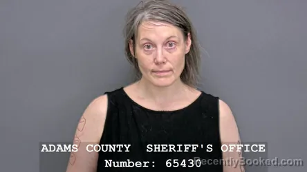 Mugshot of SARAH L VIDOSH booked in Adams County, Indiana on July 11, 2026