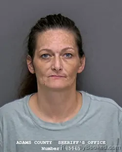 Mugshot of MONIKA SUE CURTIS booked in Adams County, Indiana on August 4, 2026