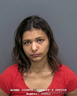 Mugshot of Arianna Grace Dirig booked in Adams County, Indiana on September 15, 2026