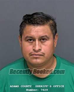 Booking photo from Adams County, Indiana