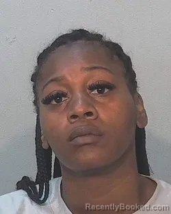 Mugshot of Bernicec Monique Harris booked in Allen County, Indiana on July 14, 2026