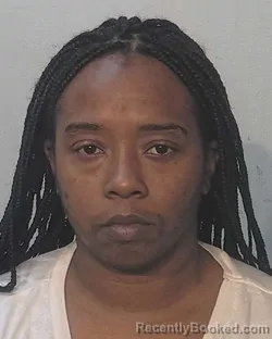 Mugshot of Braniesha Monique Moore booked in Allen County, Indiana on August 28, 2026