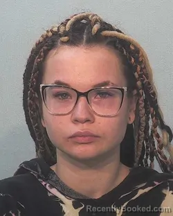 Mugshot of Evelyn Grace Buesking booked in Allen County, Indiana on March 15, 2026