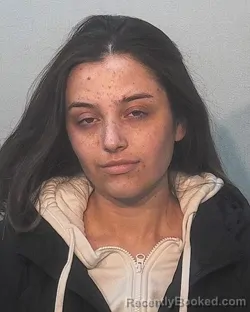 Mugshot of Sophia Marie Oser booked in Allen County, Indiana on March 20, 2026