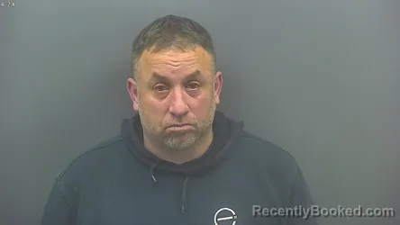 Mugshot of ERIC BROWN booked in Blackford County, Indiana on April 12, 2026