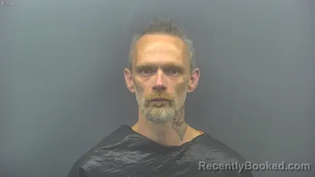 Mugshot of PAUL BRUCE Jr. CLUBS booked in Blackford County, Indiana on April 12, 2026