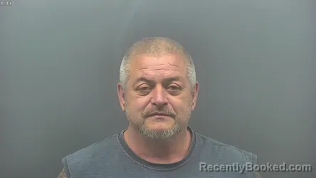 Mugshot of GEORGE PEASE booked in Blackford County, Indiana on May 3, 2026
