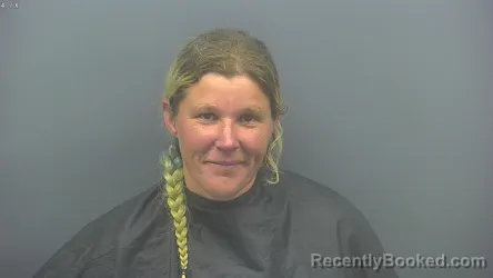 Mugshot of LAURA LAMLEY booked in Blackford County, Indiana on June 15, 2026