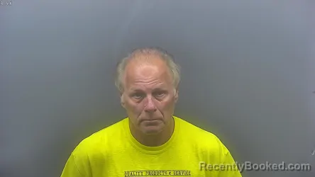 Mugshot of FREDERICK G ALDRED booked in Blackford County, Indiana on July 8, 2026