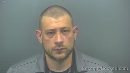 Mugshot of MATTHEW TERREL HARRIS booked in Blackford County, Indiana on July 16, 2026