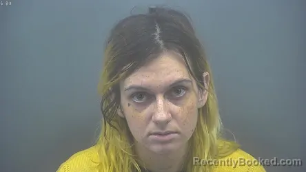 Mugshot of RACHEL HEITZ booked in Blackford County, Indiana on July 30, 2026