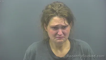 Mugshot of OLIVIA DEVOSS booked in Blackford County, Indiana on July 31, 2026
