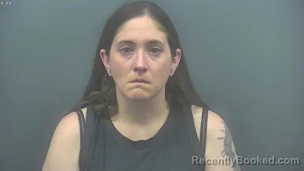Mugshot of REBECCA PATTERSON booked in Blackford County, Indiana on July 31, 2026