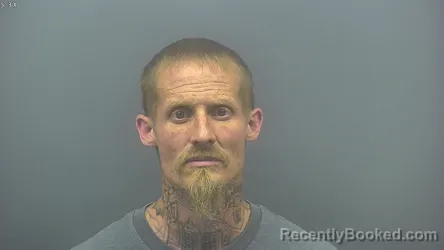 Mugshot of Jeremiah Tompkins booked in Blackford County, Indiana on August 5, 2026